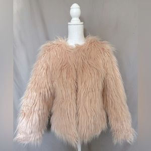 LANSHIFEI Faux Fur Jacket